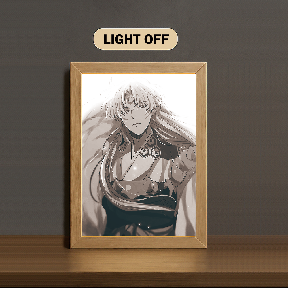 BE001 Light Painting 3 Color Featuring Inuy4sha Sessh0maru Moonlit Portrait Scene - Image 2