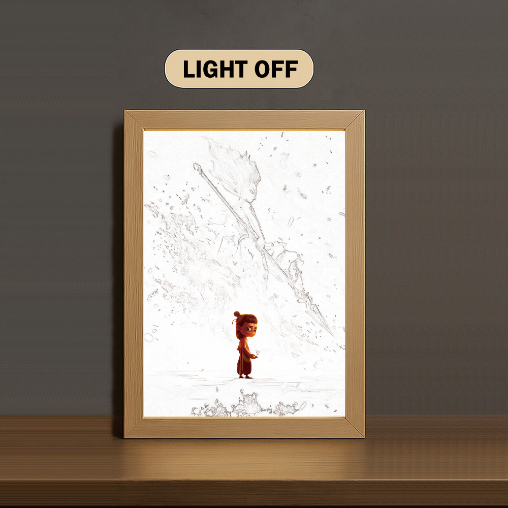 CJ001 Light Painting 3 Color Featuring N3zha Fire Awakening Scene - Image 2