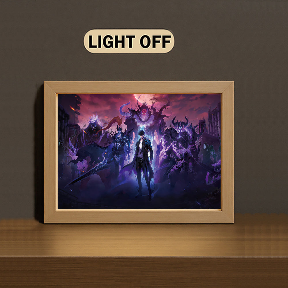 CC003 Light Painting 3 Color Featuring S0lo Level1ng Sung J1n Woo Shadow Army Scene - Image 3