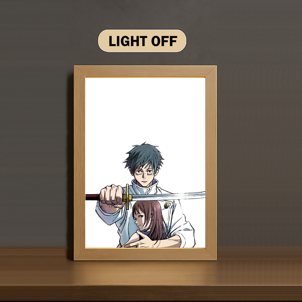 CA002 Light Painting 3 Color Featuring Jujutsu K4isen Yut4 Okkotsu R1ka Scene - Image 2