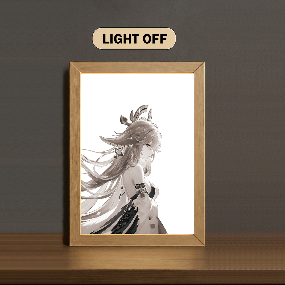 DC003 Light Painting 3 Color Featuring Gensh1n Imp4ct Y4e Miko Sakura Night Scene - Image 2