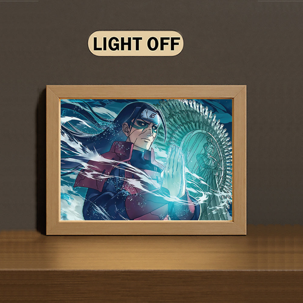 AB010 Light Painting 3 Color Featuring Hash1rama Senju Wood Style Hand Seal Artwork - Image 3
