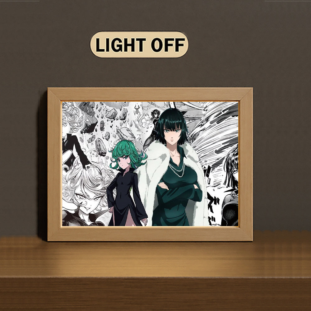 AH002 Light Painting 3 Color Featuring One Punch M4n T4tsumaki Psychic Hero Scene - Image 3