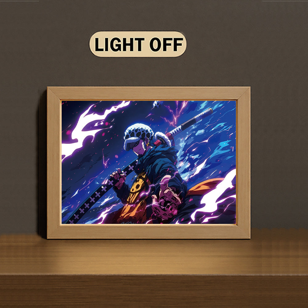 AA010 Light Painting 3 Color Featuring Trafalg4r Law Swordman Lightning Style Artwork - Image 3