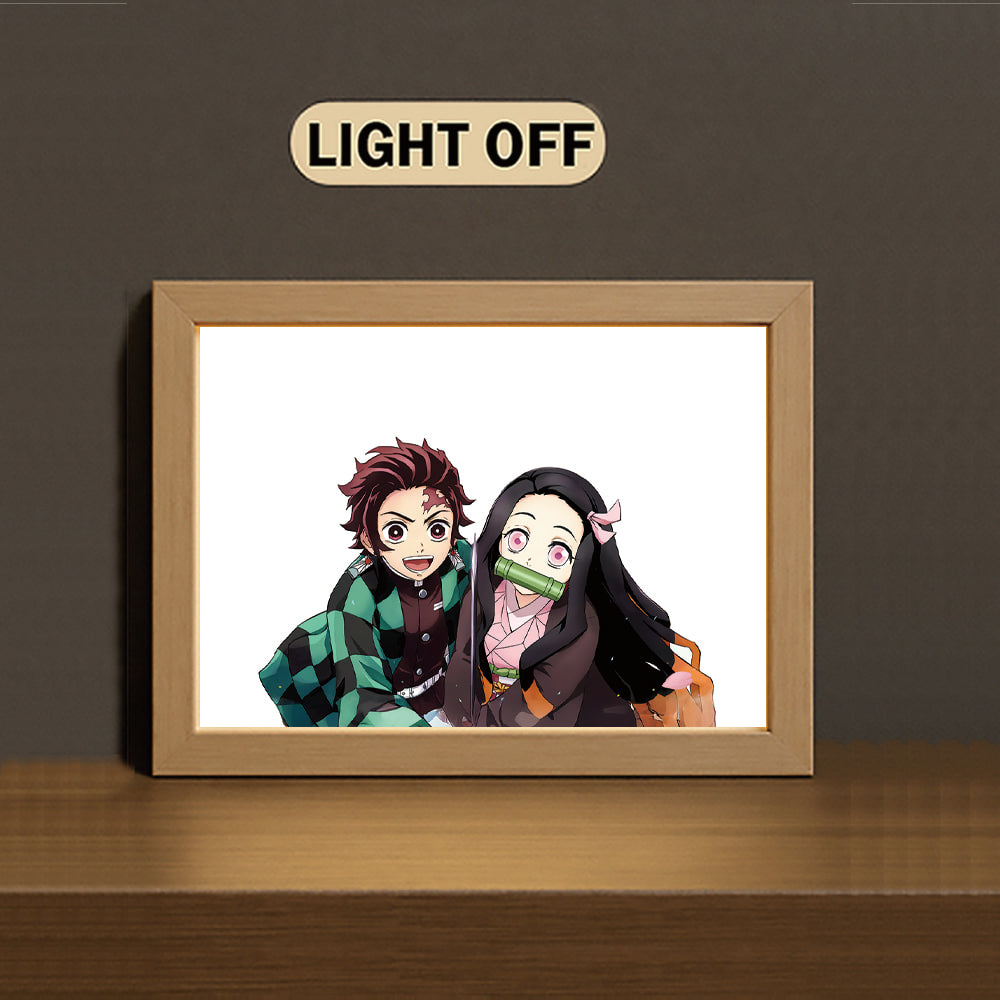 AD005 Light Painting 3 Color Featuring D3monSlayer Tanj1ro And N3zuko Group Artwork - Image 2
