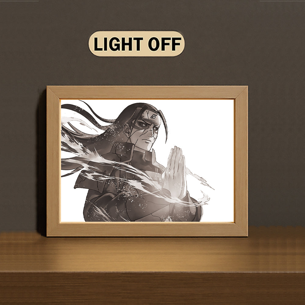 AB010 Light Painting 3 Color Featuring Hash1rama Senju Wood Style Hand Seal Artwork - Image 2