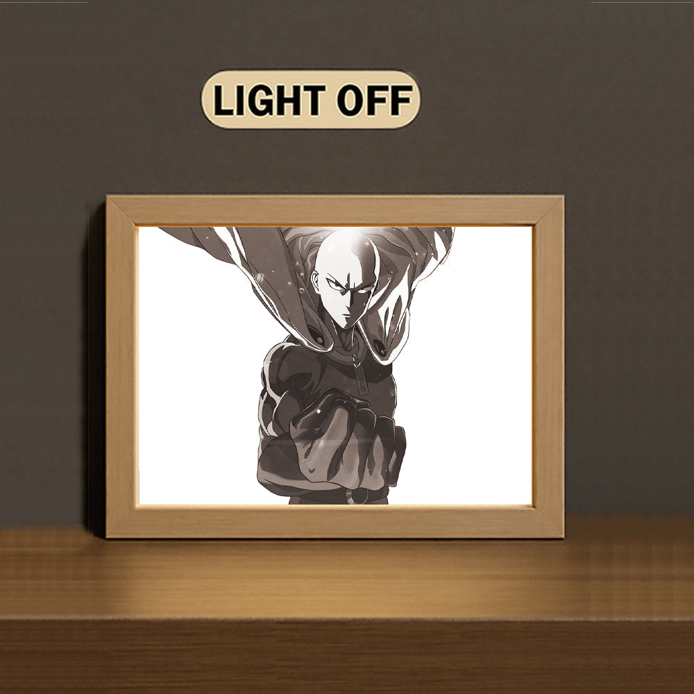 AH003 Light Painting 3 Color Featuring One Punch M4n Sait4ma Hero Punch Scene - Image 2