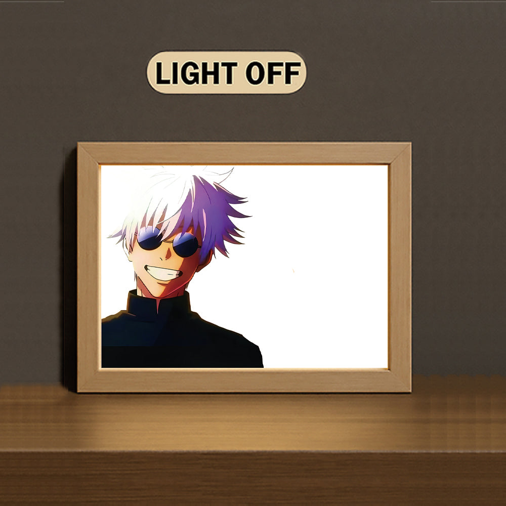 CA004 Light Painting 3 Color Featuring Jujutsu K4isen G0jo Get0 Duo Portrait Scene - Image 2
