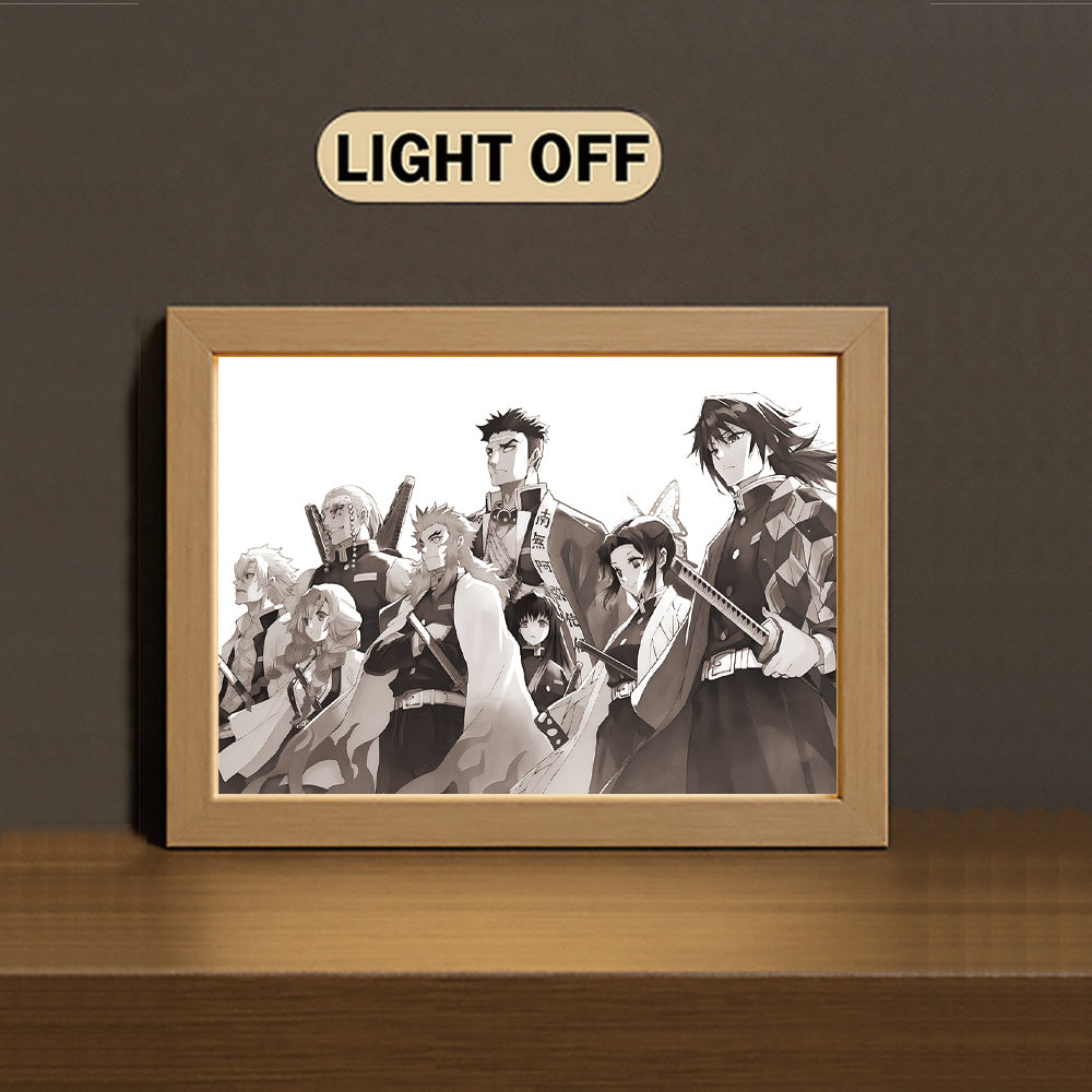 AD004 Light Painting 3 Color Featuring D3monSlayer Hashira Group Moon Night Artwork - Image 2