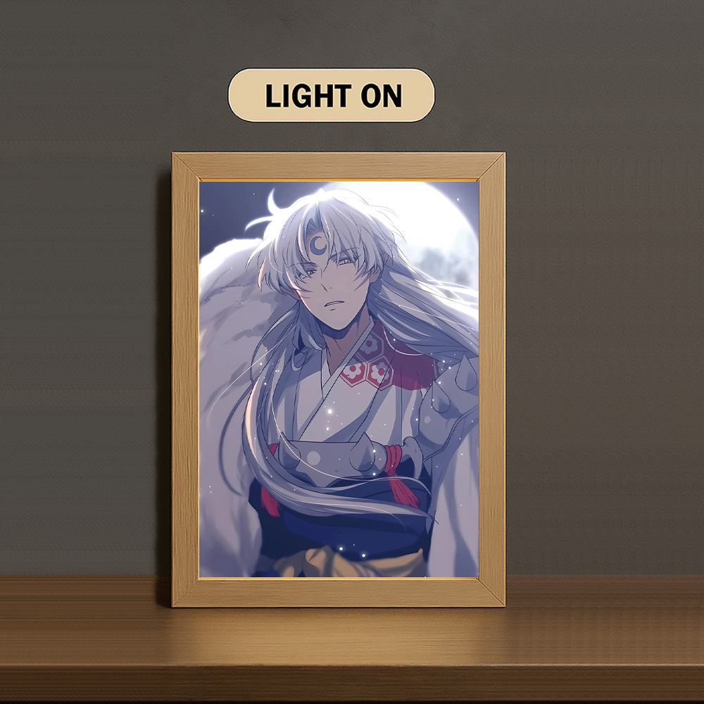 BE001 Light Painting 3 Color Featuring Inuy4sha Sessh0maru Moonlit Portrait Scene - Image 3