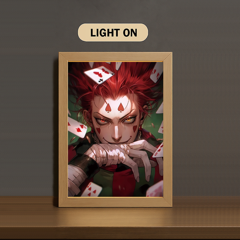BF002 Light Painting 3 Color Featuring Hunter x Hunt3r H1soka Card Trick Portrait Scene - Image 3