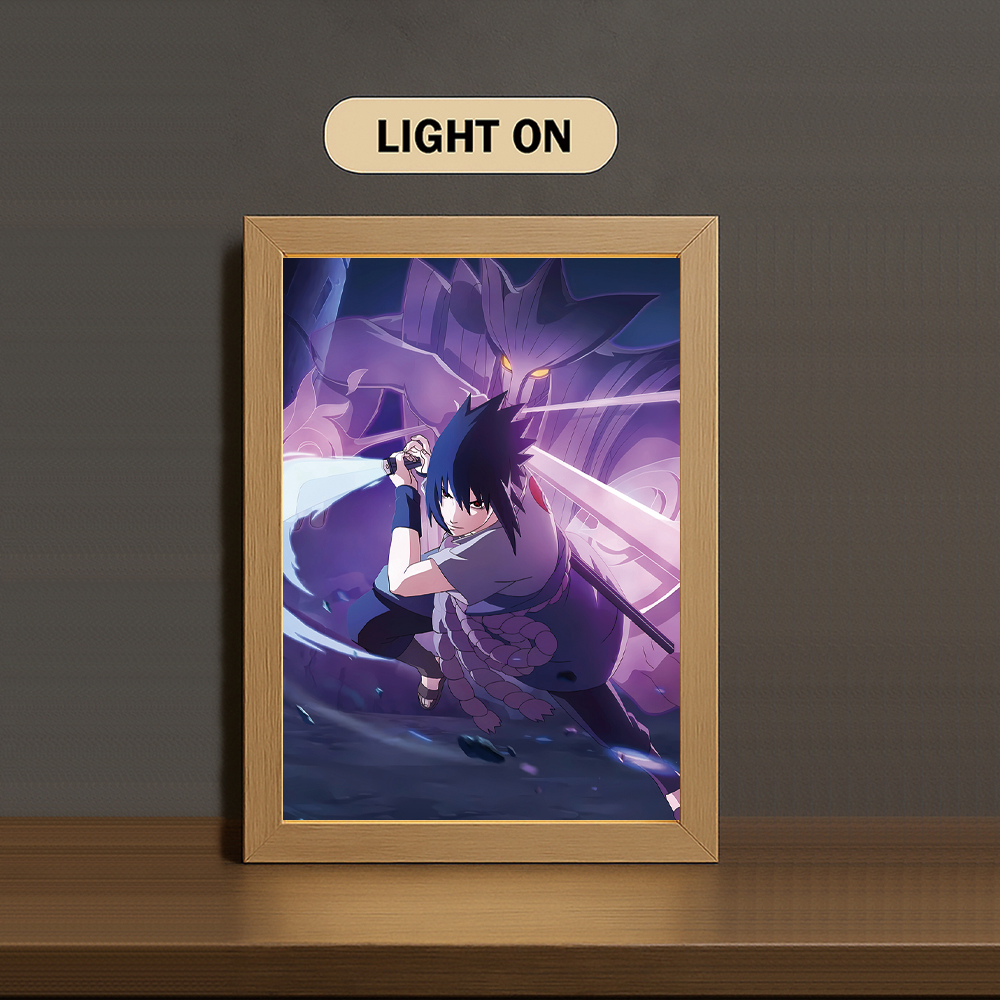 AB003 Light Painting 3 Color Featuring N4ruto S4suke Susanoo Battle Scene - Image 4