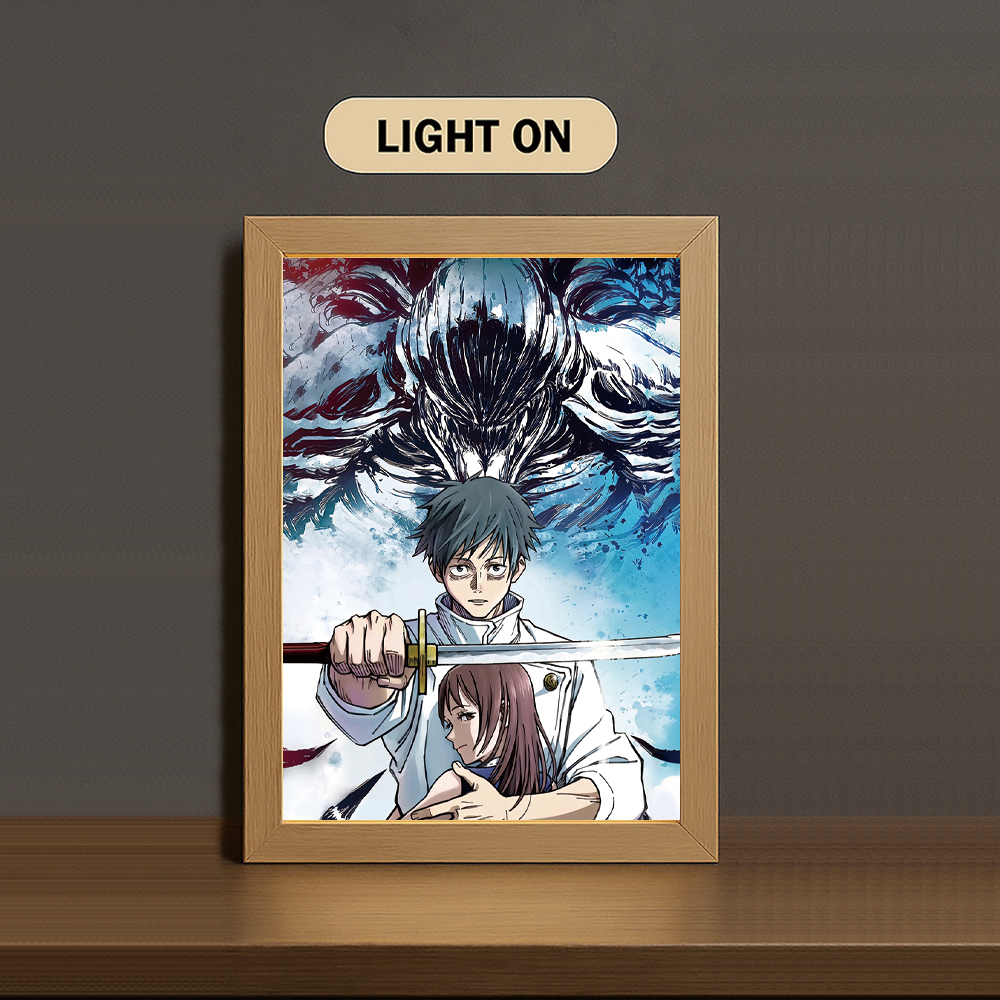 CA002 Light Painting 3 Color Featuring Jujutsu K4isen Yut4 Okkotsu R1ka Scene - Image 3