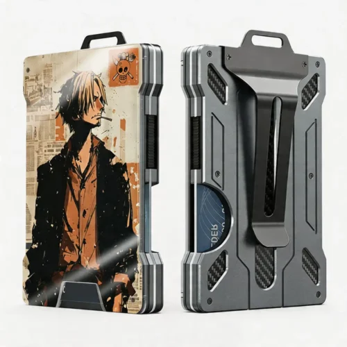 AA Metal Wallet One Piece Pirate Design