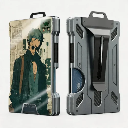 AA Metal Wallet One Piece Pirate Design