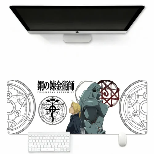 BB Mouse Pad Featuring Fullmetal Alchemist Alchemy Circle Dark Battle Art