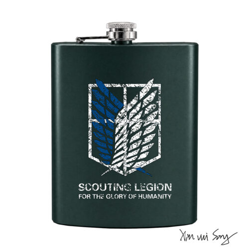 AE001 Hip Flask Attack on Titan Wings of Freedom Design