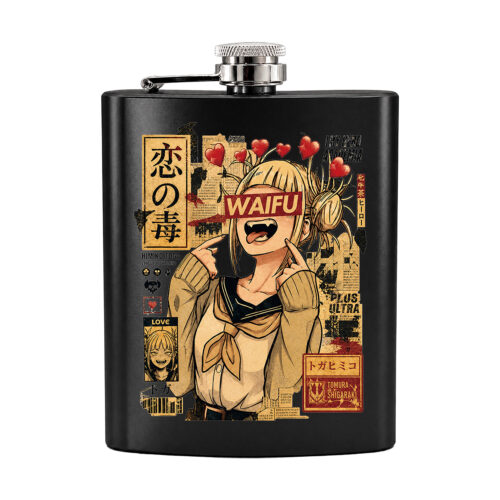 AF001 Hip Flask My Hero Academia Himiko Toga Design