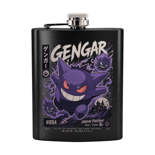 DA004 Hip Flask Pokemon Gengar Design