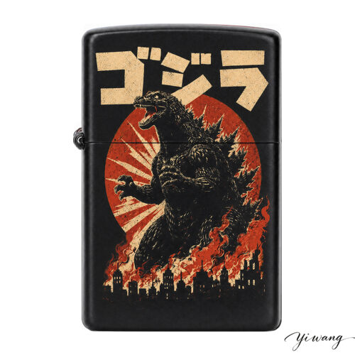 BM001 Lighter Godzilla Monster and Rising Sun Design
