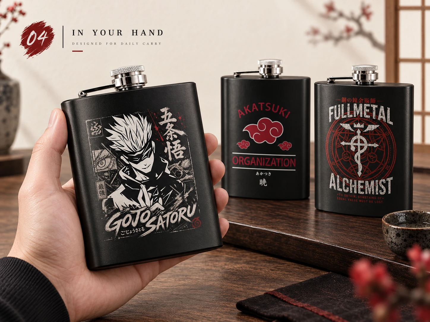 Hip Flask In Your Hand